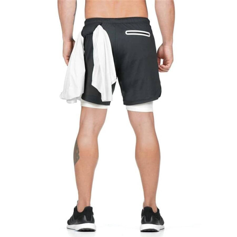 Shorts Para Treino 2 em 1 Esporte Air Effect 673 Direct Ofertas Preto Modelo 2 M 